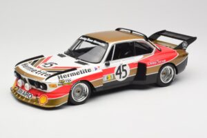 BMW 3.5 CSL E9 #45 Hermetite T. Walkinshaw / J. Fitzpatrick 24 Hours of Le Mans 1976 Minichamps 1:18 155762645 Metall