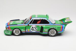 BMW 3.5 CSL E9 Schnitzer #43 D. Quester / A. Krebs 24 Hours of Le Mans 1976 Minichamps 1:18 155762643 Metall – Bild 3 von 6