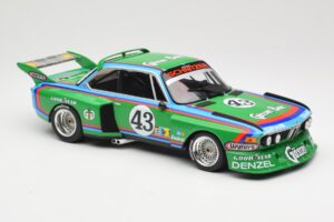 BMW 3.5 CSL E9 Schnitzer #43 D. Quester / A. Krebs 24 Hours of Le Mans 1976 Minichamps 1:18 155762643 Metall – Bild 4 von 6