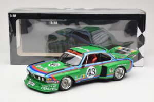 BMW 3.5 CSL E9 Schnitzer #43 D. Quester / A. Krebs 24 Hours of Le Mans 1976 Minichamps 1:18 155762643 Metall – Bild 6 von 6