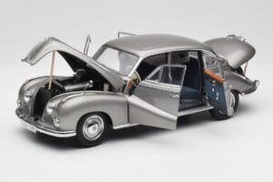 BMW 502 2.6 Luxus Silver Beige Metallic AUTOart 1:18 70591 Metall – Bild 2 von 8