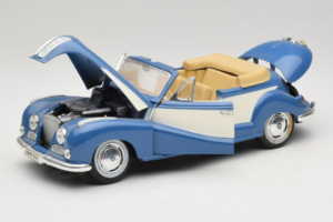 BMW 502 Cabriolet Blau Tchibo 1:18 45396 Metall – Bild 2 von 8