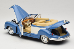 BMW 502 Cabriolet Blau Tchibo 1:18 45396 Metall – Bild 5 von 8