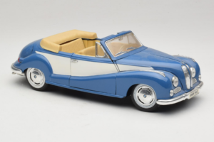 BMW 502 Cabriolet Blau Tchibo 1:18 45396 Metall – Bild 6 von 8