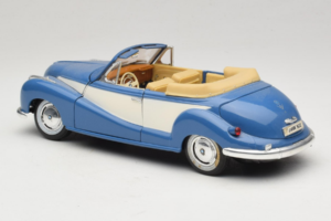 BMW 502 Cabriolet Blau Tchibo 1:18 45396 Metall – Bild 7 von 8