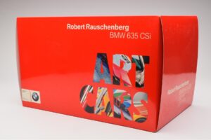BMW 635 CSi E24 Art Car Robert Rauschenberg AUTOart 1:18 80430150924 Metall – Bild 7 von 8
