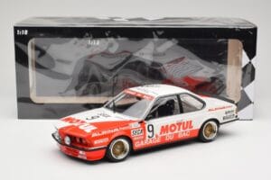 BMW 635 CSi E24 #9 Hollinger / P. Giroix Garage du Bac 24 Hours of Spa 1984 Minichamps 1:18 155842509 Metall – Bild 6 von 6