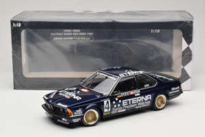 BMW 635 CSi E24 Schnitzer Eterna #4 H. Stuck / W. Brun 3rd Place Brno Grand Prix ETCC 1983 Minichamps 1:18 155832504 Metall – Bild 6 von 6