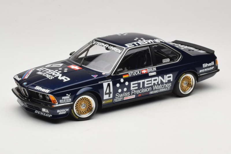 BMW 635 CSi E24 Schnitzer Eterna #4 H. Stuck / W. Brun 3rd Place Brno Grand Prix ETCC 1983 Minichamps 1:18 155832504 Metall
