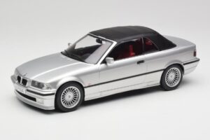 BMW Alpina B3 E36 3.2 Cabriolet Arctic Silver MCG 1:18 MCG18322 Metall – Bild 2 von 8