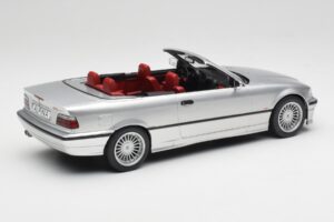 BMW Alpina B3 E36 3.2 Cabriolet Arctic Silver MCG 1:18 MCG18322 Metall – Bild 3 von 8