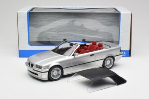 BMW Alpina B3 E36 3.2 Cabriolet Arctic Silver MCG 1:18 MCG18322 Metall – Bild 8 von 8