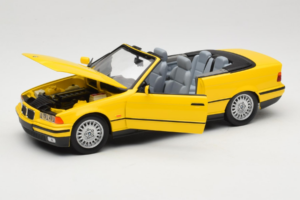 BMW 3 Series E36 Cabriolet Gelb UT Models 1:18 BMW007 Metall – Bild 2 von 8
