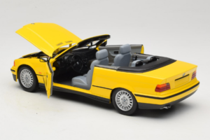 BMW 3 Series E36 Cabriolet Gelb UT Models 1:18 BMW007 Metall – Bild 5 von 8