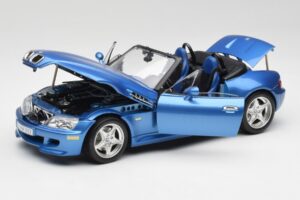 BMW Z3 E36 M Roadster Estoril Blue Bburago 1:18 3349-M1 Metall – Bild 2 von 8