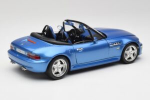 BMW Z3 E36 M Roadster Estoril Blue Bburago 1:18 3349-M1 Metall – Bild 3 von 8