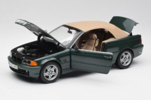 BMW 3 E46 Cabriolet Grün Kyosho 1:18 80430009757 Metall – Bild 2 von 8