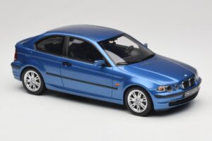 BMW 318ti E46 Compact Estoril Blue Otto 1:18 OT462 Resin – Bild 4 von 6