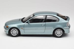 BMW 325Ti E46 Compact Hellblau Metallic Kyosho 1:18 80430024439 Metall – Bild 4 von 8