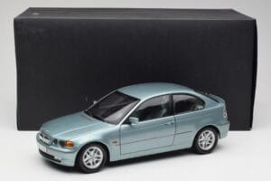 BMW 325Ti E46 Compact Hellblau Metallic Kyosho 1:18 80430024439 Metall – Bild 8 von 8