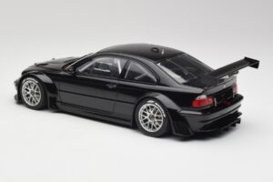 BMW M3 GTR E46 Plain Body Jet Schwarz AUTOart 1:18 80447 Metall – Bild 5 von 6