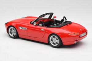 BMW Z8 E52 Roadster Hellrot Bburago 1:18 12032 Metall – Bild 7 von 8