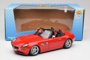 BMW Z8 E52 Rot Bburago 1:18 Z8001 Metall – Bild 8 von 8