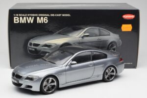 BMW M6 E63 Silver Grau Kyosho 1:18 08703GR Metall – Bild 8 von 8