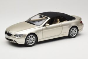 BMW 6 Series E64 Cabriolet Mineral Silver Metallic Kyosho 1:18 80430153437 Metall – Bild 3 von 9