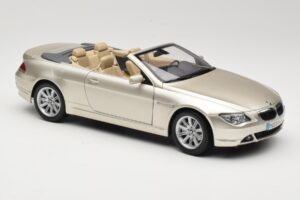 BMW 6 Series E64 Cabriolet Mineral Silver Metallic Kyosho 1:18 80430153437 Metall – Bild 7 von 9