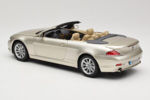 BMW 6 Series E64 Cabriolet Mineral Silver Metallic Kyosho 1:18 80430153437 Metall – Bild 8 von 9
