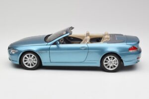 BMW 6 E64 Cabriolet Hellblau Kyosho 1:18 80430153440 Metall – Bild 4 von 8