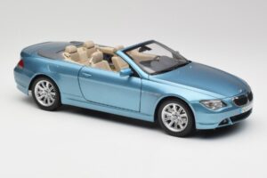 BMW 6 E64 Cabriolet Hellblau Kyosho 1:18 80430153440 Metall – Bild 6 von 8