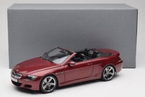 BMW M6 E64 Cabriolet Rot Kyosho 1:18 80430417423 Metall – Bild 8 von 8