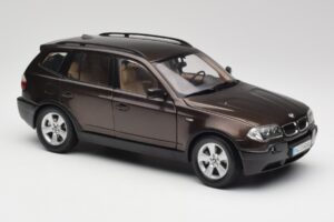 BMW X3 E83 3.0d Dunkelbraun Metallic Kyosho 1:18 80430300736 Metall – Bild 6 von 8