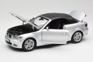 BMW 135i E88 Cabriolet Titan Silber Kyosho 1:18 80430427021 Metall – Bild 2 von 8