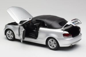 BMW 135i E88 Cabriolet Titan Silber Kyosho 1:18 80430427021 Metall – Bild 5 von 8