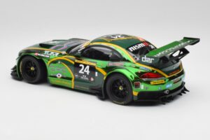 BMW Z4 E89 GT3 #24 Saudi Falcons K. Al Faisal / A. Binladen Dubai 24 Hours 2013 Minichamps 1:18 151132324 Metall – Bild 5 von 6