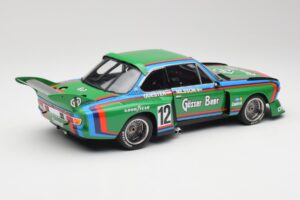 BMW 3.5 CSL E9 Gruppe 5 #12 H. Quester / G. Nilsson Zeltweg Winner 1976 Minichamps 1:18 180762012 Metall – Bild 3 von 8