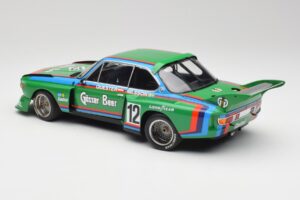 BMW 3.5 CSL E9 Gruppe 5 #12 H. Quester / G. Nilsson Zeltweg Winner 1976 Minichamps 1:18 180762012 Metall – Bild 7 von 8