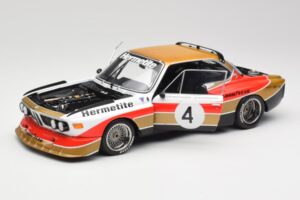 BMW 3.5 CSL E9 Gruppe 5 #4 J. Fitzpatrick / T. Walkinshaw Silverstone Winner 1976 Minichamps 1:18 180762004 Metall – Bild 2 von 8