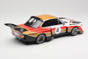 BMW 3.5 CSL E9 Gruppe 5 #4 J. Fitzpatrick / T. Walkinshaw Silverstone Winner 1976 Minichamps 1:18 180762004 Metall – Bild 3 von 8