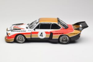 BMW 3.5 CSL E9 Gruppe 5 #4 J. Fitzpatrick / T. Walkinshaw Silverstone Winner 1976 Minichamps 1:18 180762004 Metall – Bild 4 von 8