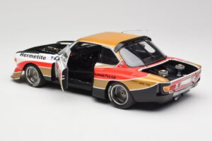 BMW 3.5 CSL E9 Gruppe 5 #4 J. Fitzpatrick / T. Walkinshaw Silverstone Winner 1976 Minichamps 1:18 180762004 Metall – Bild 5 von 8