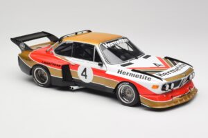 BMW 3.5 CSL E9 Gruppe 5 #4 J. Fitzpatrick / T. Walkinshaw Silverstone Winner 1976 Minichamps 1:18 180762004 Metall – Bild 6 von 8