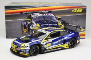BMW M4 GT3 G82 #46 A. Farfus / V. Rossi Team WRT 24 Hours of Spa 2023 Minichamps 1:18 113232646 Metall – Bild 8 von 8