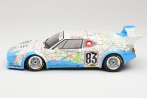 BMW M1 #83 D. Quester / D. Pironi / M. Mignot 24 Hours of Le Mans 1980 Minichamps 1:18 80430137893 Metall – Bild 4 von 8