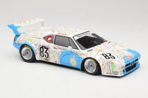 BMW M1 #83 D. Quester / D. Pironi / M. Mignot 24 Hours of Le Mans 1980 Minichamps 1:18 80430137893 Metall – Bild 6 von 8