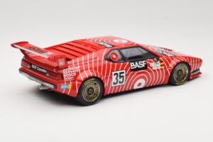BMW M1 BASF GS Sport #35 H-J. Stuck / H. Heyer 6 Hours of Silverstone 1981 Minichamps 1:18 155812935 Metall – Bild 2 von 6
