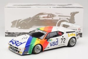 BMW M1 #72 BMW France Zol Auto B. Rousselot / J. Servanin 24 Hours of Le Mans 1981 Minichamps 1:18 180812972 Metall – Bild 2 von 8